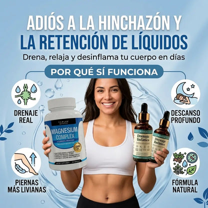 Combo Reset Corporal | Rutina de Drenaje y Relajacion Dia y Noche 💧✨