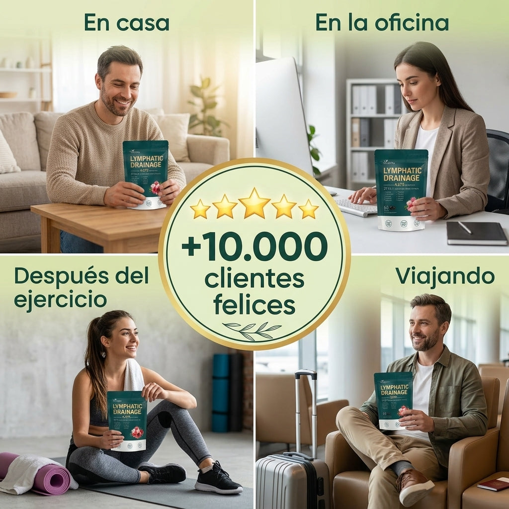 Cápsulas de drebaje linfático / Adiós a la hinchazon y la sensación de pesadez