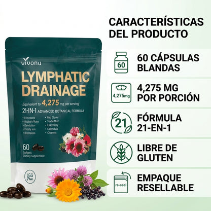 Cápsulas de drebaje linfático / Adiós a la hinchazon y la sensación de pesadez